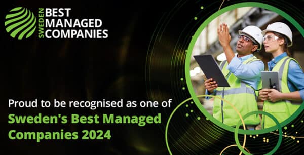 Wibax on saanut Sweden’s Best Managed Companies-palkinnon